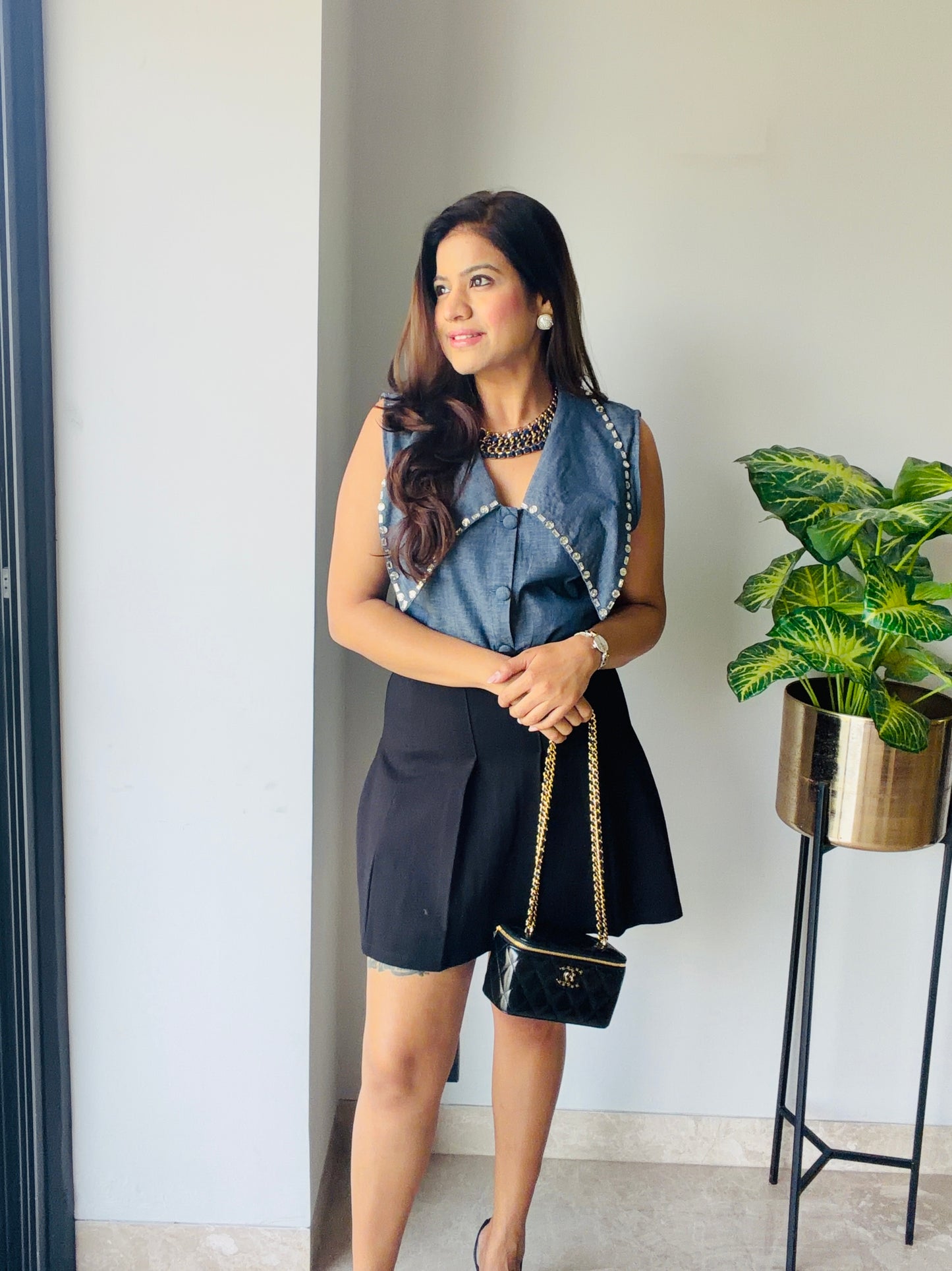 Crystal Top Sleeveless