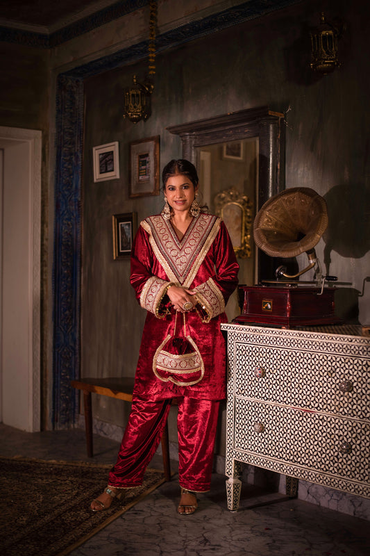 Mughal Set Maroon