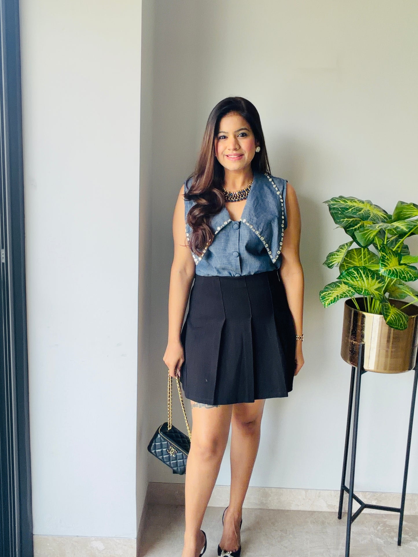 Crystal Top Sleeveless