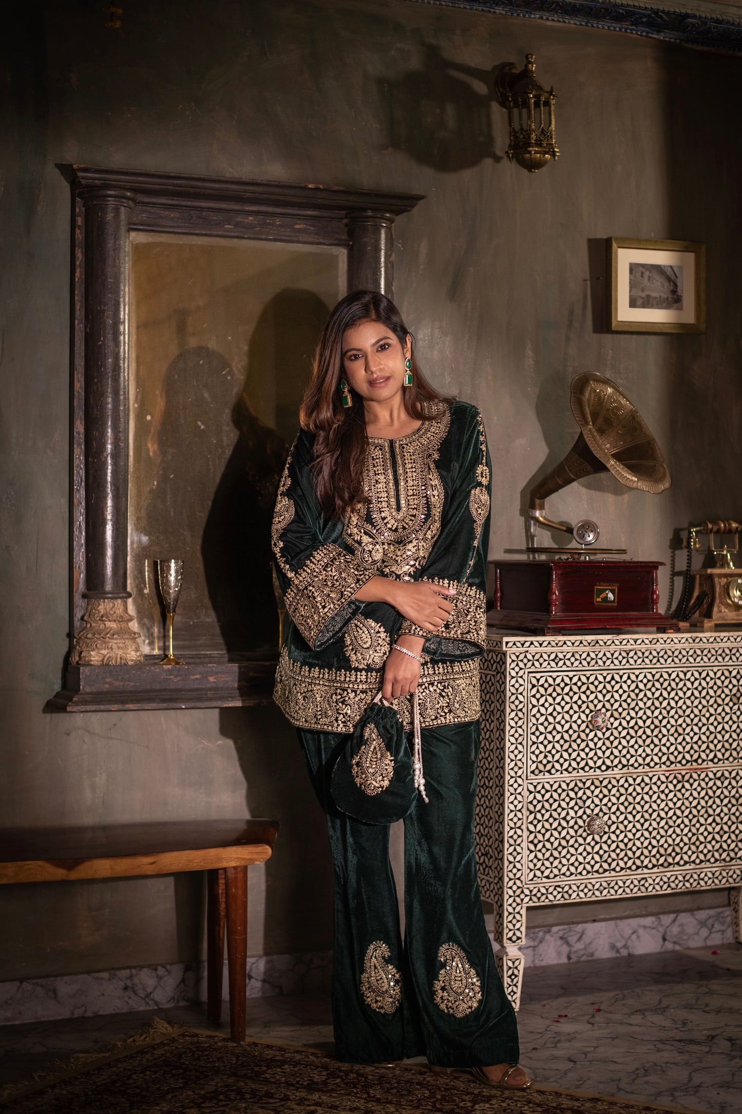 Maharani Set Green