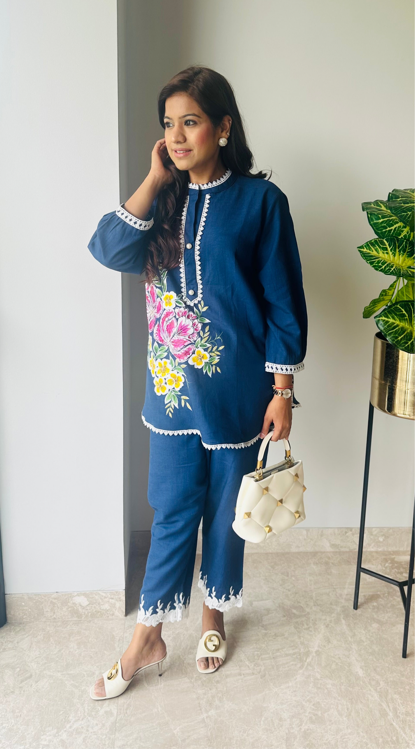 Indigo Bloom Set