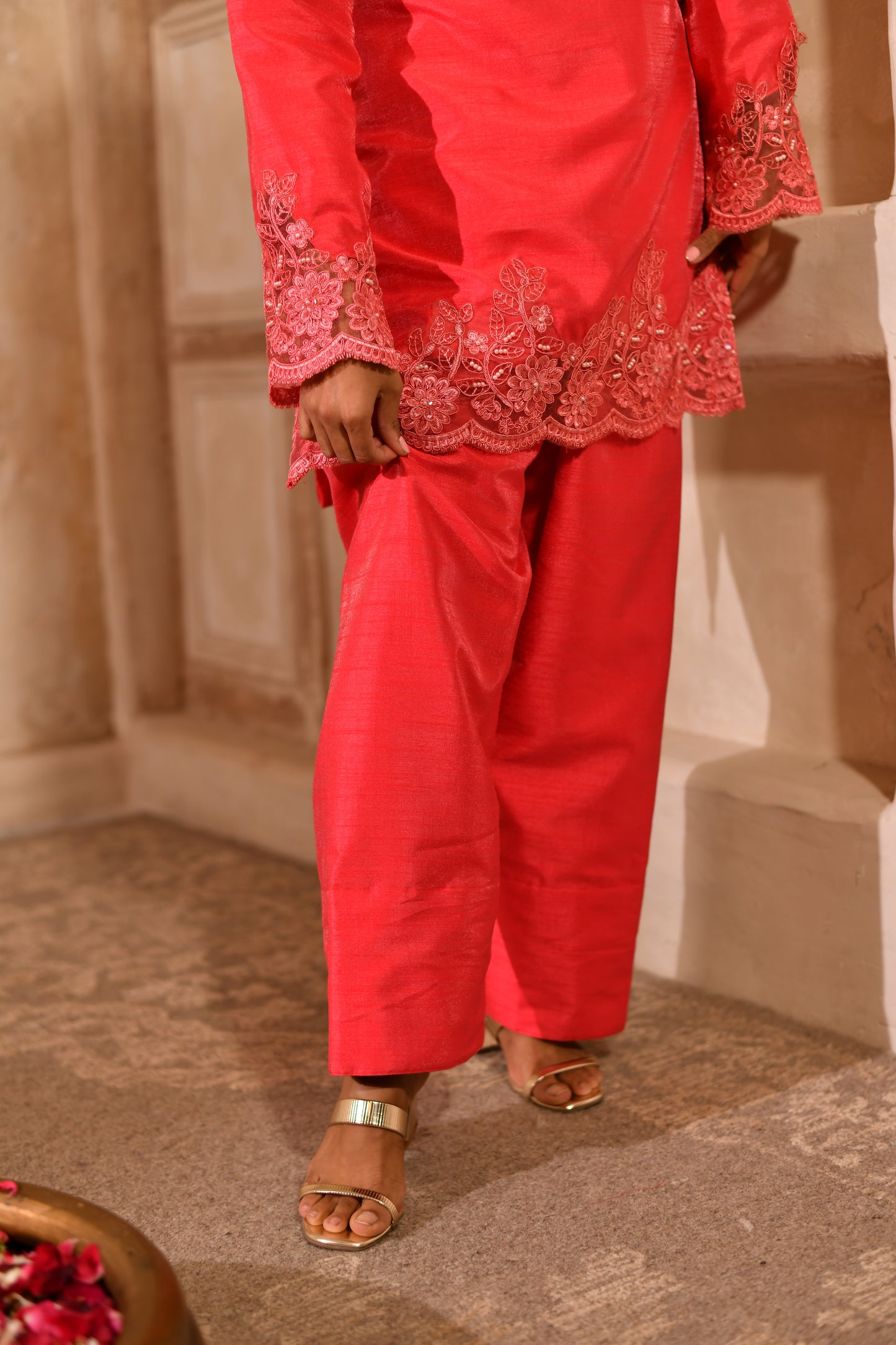 Gulabi Silk Ensemble